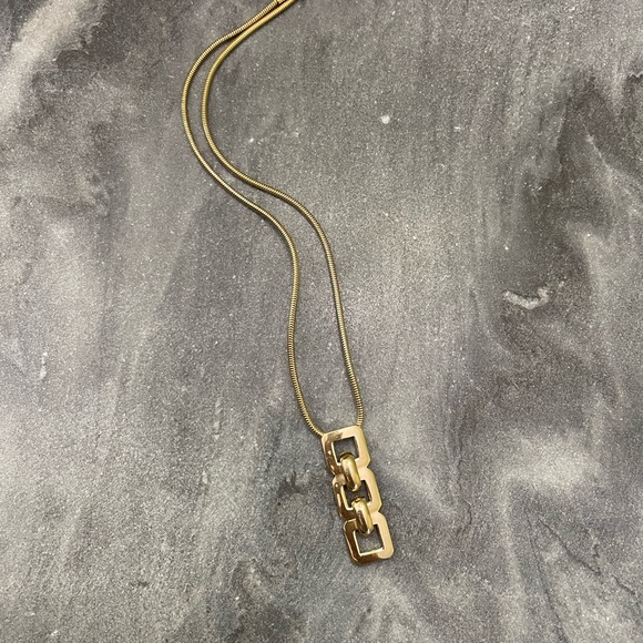 Vintage Gold Link Necklace - Picture 4 of 8
